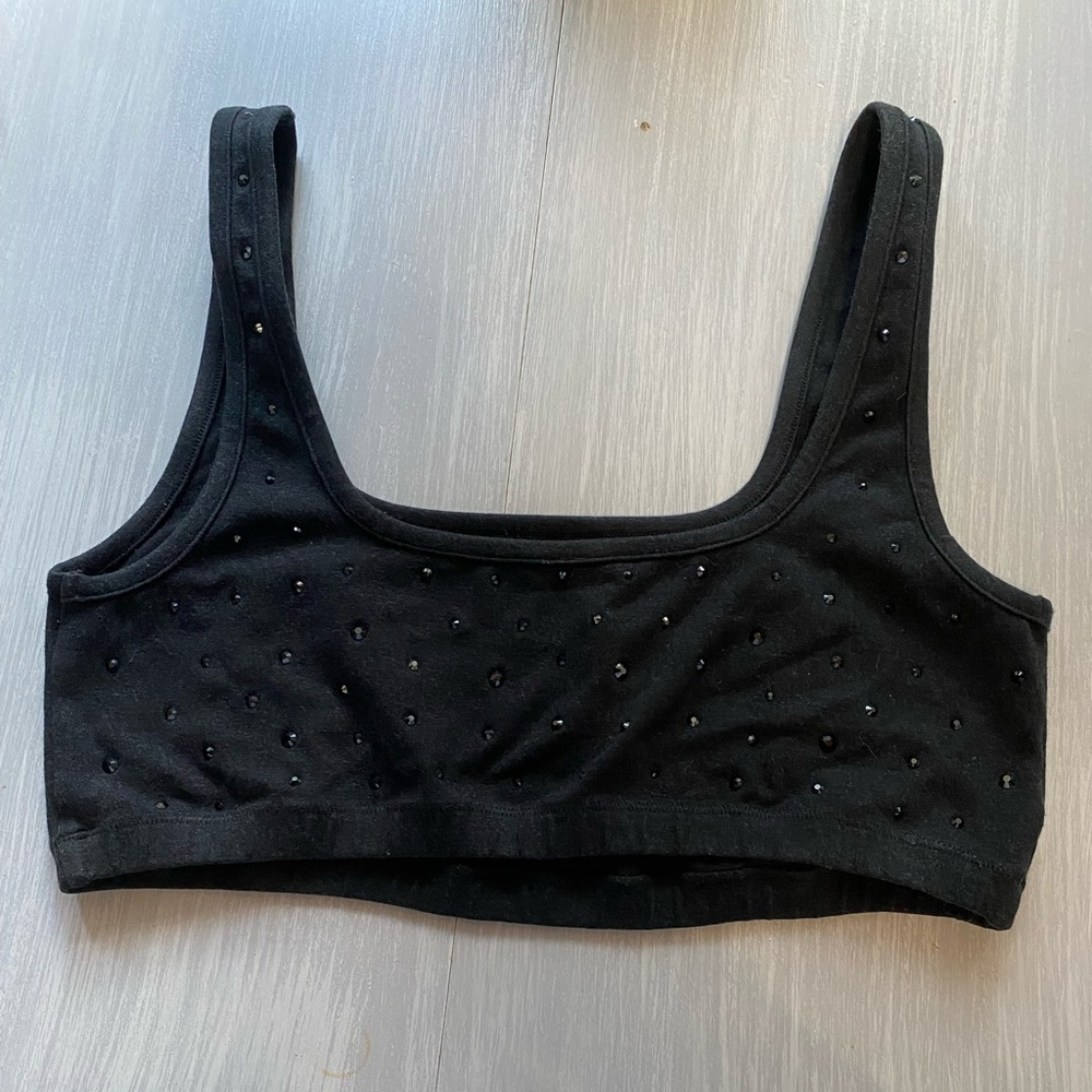SKIMS bralette black size lg.